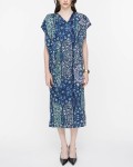 SIXDO V-Neck Silk Loose Dress
